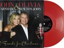 John Farnham & Olivia Newton John Friends For Christmas RED VINYL LP NEW/SEALED
