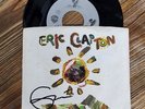 1985 ERIC CLAPTON SIGNED FOREVER MAN 45 7