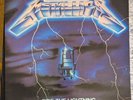 Metallica Ride The Lightning LP 1984 Megaforce Records MRI769 First Press Silver