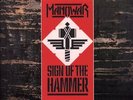 Manowar Sign of the Hammer LP vinyl UK 10 1984 with inner sleeve matrix a2/b3