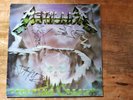 METALLICA Creeping Death BLUE VINYL Autographed by James, Jason and Lars