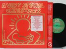 A VERY SPECIAL CHRISTMAS LP (A&M org '87) NM PROMO Keith Haring, Run DMC Madonna