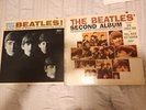 2 Vintage Beatles Vinyl MONO LPs Meet the Beatles and Beatles Second Album RARE