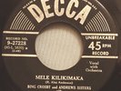 HEAR IT 50's Christmas 45 rpm Bing Crosby Andrews Sisters 