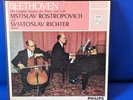 @PHILIPS SAL 3453-4 *ROSTROPOVICH* BEETHOVEN CELLO SONATAS* RICHTER* 2 LP* NM
