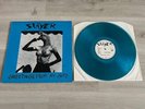 SLAYER - GREETINGS FROM MY GUTS LIM. LP (BLUE) 1984      METALLICA,EXODUS,DEATH