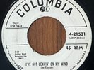 BILLY WALKER - I've Got Leaving' On My Mind COLUMBIA ROCKABILLY PROMO 45 RARE