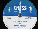 Blues 78 JIMMY ROGERS That's All Right CHESS 1435 E/E+ HEAR 1821