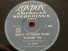 Fats Domino 78 London Holland L 589 Blue Monday, What’s The Reason I Am Not EX