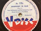 Paul Whiteman, Oscar Levant – 78 rpm V-Disc 139: GERSHWIN Rhapsody in Blue