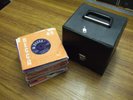 COLLECTION OF 50 x 7 SINGLES 50/60s + EX CARRY CASE STONES, CHUCK, KIDD, BEATLES
