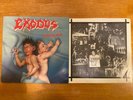Exodus - Bonded by Blood LP 1st Edition Pressing on Combat Green Label