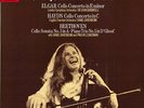 JACQUELINE DU PRE 2LP Set ELGAR HAYDN Cello Concertos BEETHOVEN Sonata, Trio NM