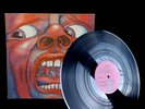 IN THE COURT OF THE CRIMSON KING vinyl * UK 1st press* Pink / white i logo *EX++