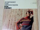 DON CHERRY SYMPHONY FOR IMPROVISERS 1980 BLUE NOTE GXK 8150 JAPAN LP Vinyl