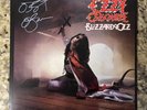 OZZY OSBOURNE BIZZARD OF OZZ ALBUM VINYL COA LOA SIGNED AUTOGRAPH