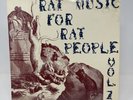 Various – Rat Music For Rat People Vol. 2 1984 1st press w/ insert Vinyl LP35