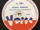 Allan Jones – 78 rpm V-Disc 100: Donkey Serenade/GLADYS SWARTHOUT: Give Me One H