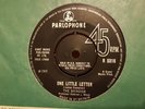 THE SHINDIGS  One Little Letter UK 1965 ORIGINAL Parlophone R 5316 John Cameron
