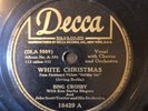BING CROSBY White Christmas / Let’s Start the New Year Right - 1942 Decca 78 -V+