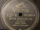 Glenn Miller - In The Mood & Tuxedo Junction - Victor 20-1565 VG Very Good