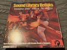 VARIOUS - SOUND LIBRARY BREAKS VOLUME 1 - MUSIC DE WOLFE LP MDW-771  2002 VG+