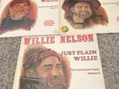 JUST PLAIN WILLIE NELSON 3 LP SET EX RARE UNRELEASED TRACKS OUTLAW COUNTRY VOL