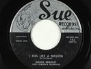 R&B Soul Doo-Wop 45 - Mamie Bradley - I Feel Like A Million - Sue