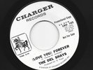 DOOWOP bw/ INSTRO  45 - DEL SHAYS- ( LOVE YOU) FOREVER  -HEAR-1964 PROMO CHARGER