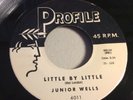 JUNIOR WELLS-PROFILE 4011-LITTLE BY LITTLE/COME ON IN THIS HOUSE-CHICAGO BLUES