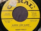BUDDY HOLLY Slippin' And Slidin' / What To Do CORAL Rare Promo Rockabilly 45