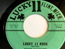 SUPER RARE 1960 FLINT  MICHIGAN ROCKABILLY ROCKER  CHUCK SLAUGHTER-LUCKY 11 ROCK