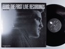 ELVIS PRESLEY The First Live Recordings MUSIC WORKS LP VG+/VG++ t
