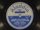 78 RPM -- Lightning Hopkins, Aladdin 3117, E+  Blues