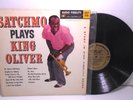 LOUIS ARMSTRONG SATCHMO PLAYS KING OLIVER 1960 LP AUDIO FIDELITY AFLP 1930