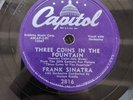 78 RPM Three Coins in a Fountain Rain Frank Sinatra Capitol 2816