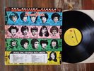 ROLLING STONES Some Girls LP Die Cut Celebrity Faces radio promo sticker hype
