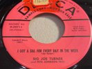 JOE TURNER-DECCA 29711-PINEY BROWN BLUES/GOTTA GAL FOR EVERY DAY OF THE WEEK M-