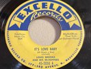 LOUIS BROOKS-EXCELLO 2056-ITS LOVE BABY (24 HOURS A DAY)/CHICKEN SHUFFLE=BLUES