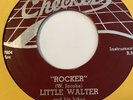 LITTLE WALTER Rocker/ Oh Baby CHECKER 793 Chicago Blues Harmonica Great. Legend