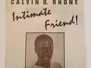 SEALED Private Gospel Modern Soul Boogie LP CALVIN B. RHONE Intimate Friend RARE