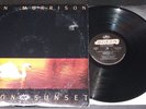 OOP folk rock lp VAN MORRISON Avalon Sunset 1989 Mercury PROMO STAMP inner VG