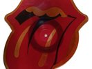 RARE  VINTAGE, ROLLING STONES - SHE WAS HOT, Logo Shaped Vinyl Picture Disc