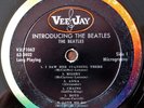 Beatles LP 1963 Introducing the Beatles VERSION 1, Love Me Do Oval Logo SCRIPT