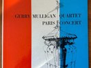 LP: GERRY MULLIGAN Quartet - Paris Concert  (1st issue, World Pacific)