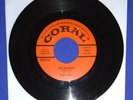 BUDDY HOLLY CRICKETS Bo Diddley / True Love Ways CORAL Single 45 RPM Plays well
