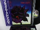 LP  JAPAN JAPANESE OBI THIN LIZZY BLACK ROSE Gary Moore EX-/EX- Color Poster Ins