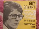 EUROFESTIVAL 1970 IN ITALIANO GUY BONNET MARIE BLANCHE EMI PATHÈ CONTACT RECORD