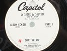 LES BAXTER Shellac JUNGLE FLOWER & STONE GOD/QUIET VILLAGE Record #CCN-288 DEMO