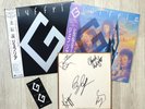 GIUFFRIA Lot 2 LP All Members Signed The Awakening Silk + Steel w/ Obi Stickers